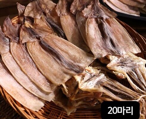 놓치면 후회할 해동찬가 건오징어 특대 600gX2팩총 1.2kg(20마리 베스트8