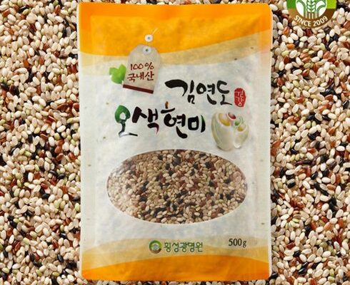 가성비 최고 오색현미 500g X 12봉  쌀귀리 500g X 3봉 총15봉 베스트5