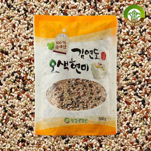 가성비 최고 오색현미 500g X 12봉  쌀귀리 500g X 3봉 총15봉 베스트5