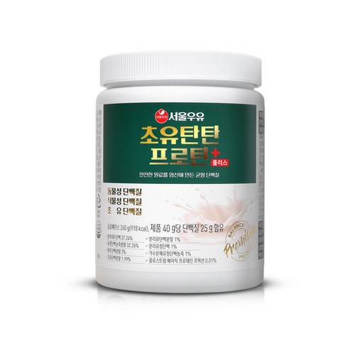 가장 많이팔린 초유탄탄 프로틴 플러스 240g x 10통  전용 텀블러 1개 추천상품