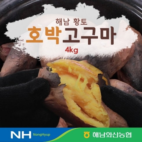 놓치면 후회할 화산농협 특등급 해남 황토 호박고구마 4kg4kg 추천상품