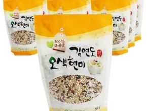 전문가 추천 중벼꽃농부 오색현미 500g X 21봉 베스트5